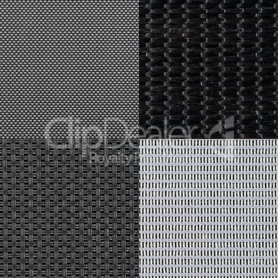 Set of grey vinyl samples