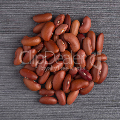 Circle of red beans