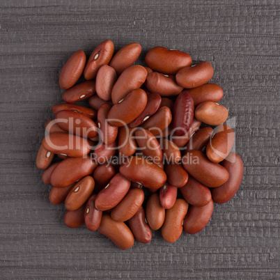 Circle of red beans Circle of red beans