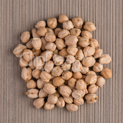 Circle of chickpeas