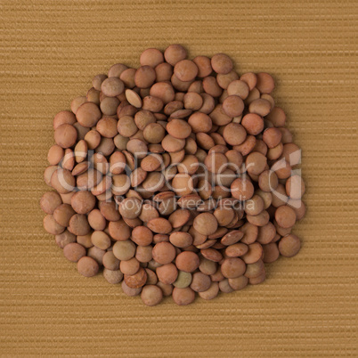 Circle of lentils