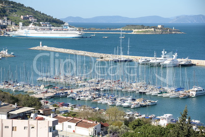 Marina in Kusadasi, Türkei