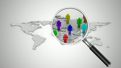 Search people in social networks