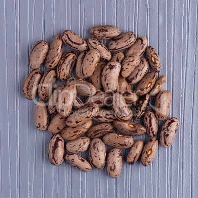 Circle of pinto beans