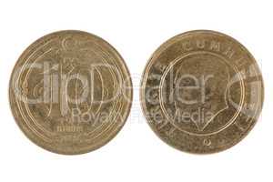 Turkish 10 Kurus Coin
