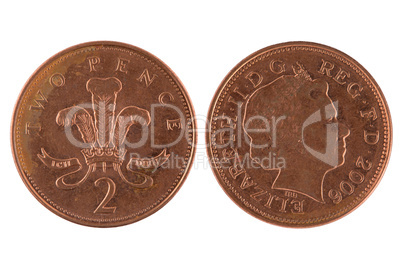 One penny coin