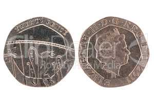 Twenty Pence coin