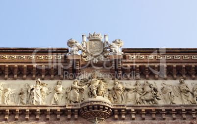 Arc de Triomf in Barcelona