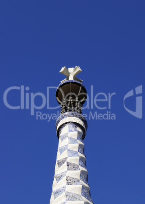 Tower in Park Guell
