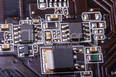 Electronic collection - computer circuit board