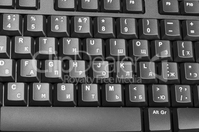 Electronic collection - detail computer keyboard