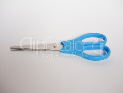 Blue scissors