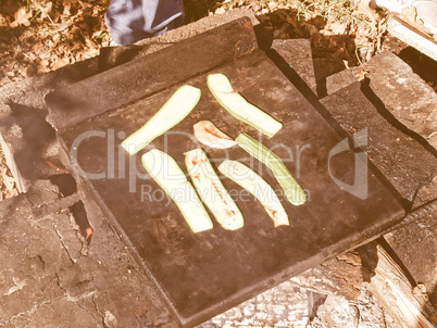 Retro looking Barbecue