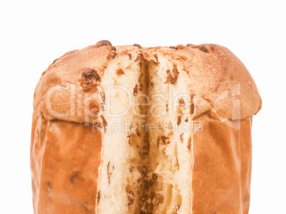 Retro looking Panettone bread