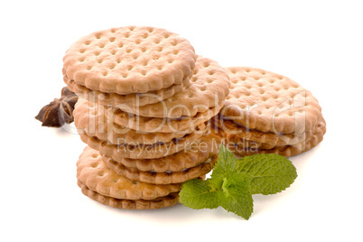 Sandwich biscuits with vanilla filling