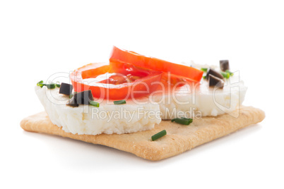 Crispbread with fromage