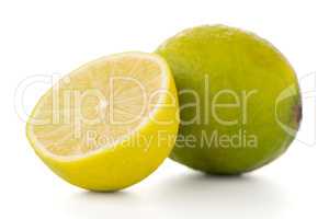 Fresh green limes