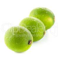 Fresh green limes