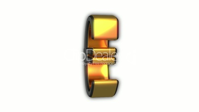 Euro symbol seamless loop