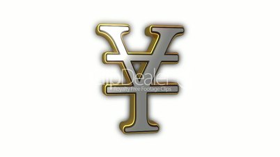 Yen/Yuan symbol seamless loop