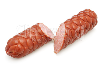 cut sausage