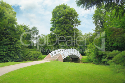 Stone bridge over the stream