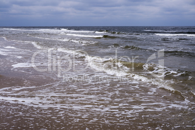 Strand der Ostsee auf der Insel Usedom,Mecklenburg-Vorpommern,De