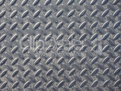 Grey steel diamond plate background