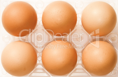 Retro looking Eggs picture