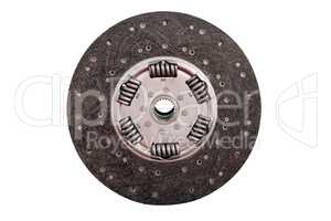 car parts clutch disc isolated on white