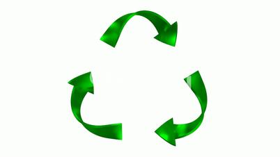 Animated Recycling Symbol