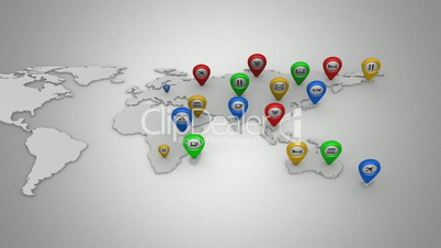 Global Travel Animation