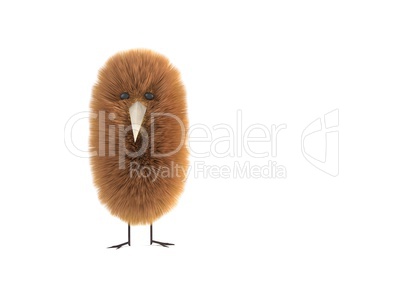 Fluffy bird chick toy