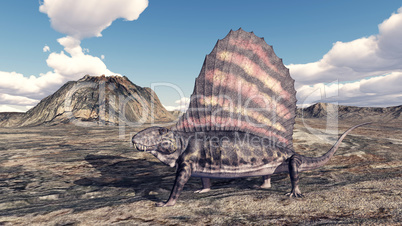 Pelycosaurier Dimetrodon