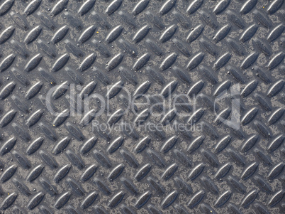 Grey steel diamond plate background