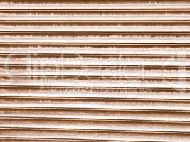 Retro looking Corrugated steel