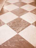 Retro looking Checkered floor