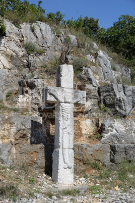 Skulptur in Vrsar, Kroatien