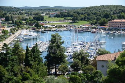 Marina in Vrsar, Istrien, Kroatien
