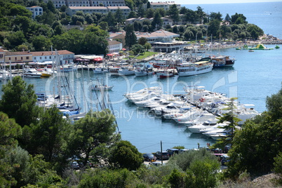 Marina in Vrsar, Istrien, Kroatien