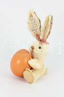 Eastern rabbit and egg