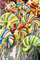 Many lollipops