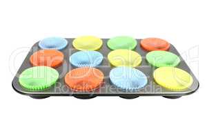 Cups for muffin in a mold
