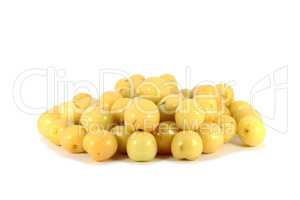 Sweet yellow cherries