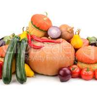 collection fresh vegetables