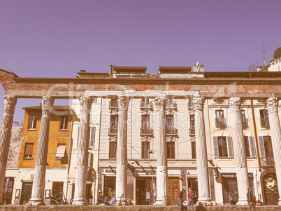 Retro looking Colonne di San Lorenzo Milan