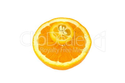 kumquat and orange
