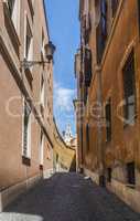 Scenic street in Rome