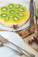 kiwi  pie tart and spices