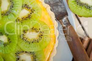 kiwi  pie tart and spices